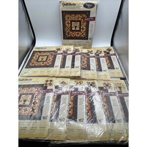 Joann Quilt Blocks Spice Meadows Complete - Setting Kit And 12 Months 87” x 87”